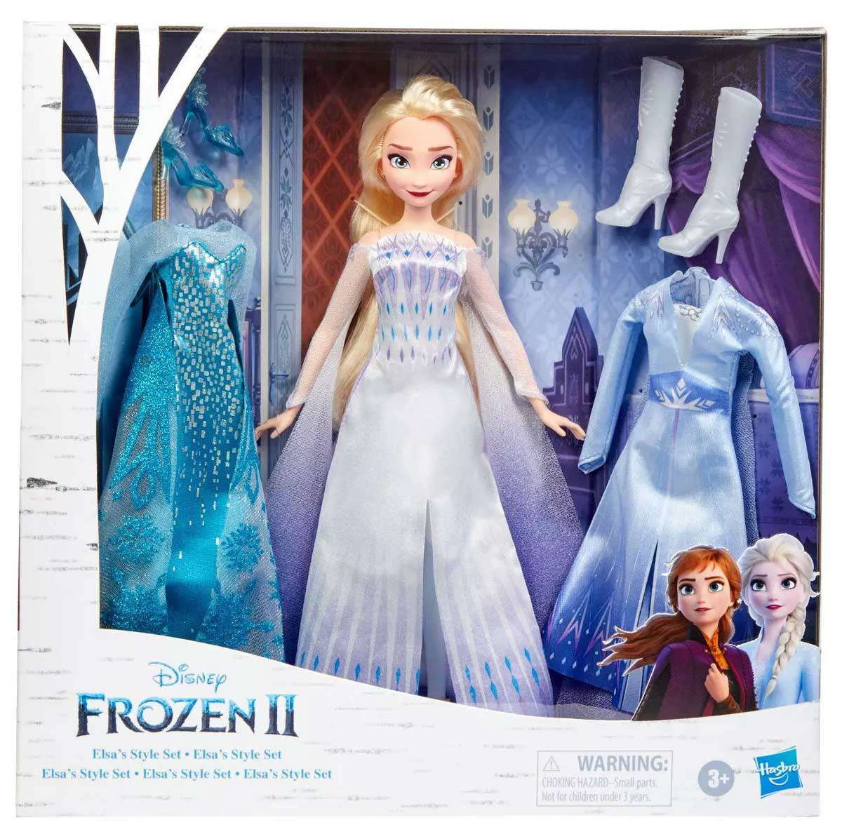 Disney's Frozen Elsa's Transformation Fashion Doll With Outfits And Hair  Styles 