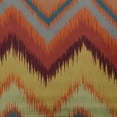 thumbnail image 2 of Simply Daisy 18" x 18" Ikat Chevron Decorative Throw Pillow, Sienna, 2 of 4