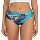thumbnail image 1 of Balery Colorful Underwater Plant Turtle Ropa Interior de Algodón para Mujer con Dibujo – Braguitas Cómodas y Elásticas, Estilo Clásico-3X-Large, 1 of 6