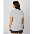 thumbnail image 2 of Hanes Just My Size Women’s Cotton Crewneck T-Shirt (Plus ) Light Steel 3X, 2 of 5