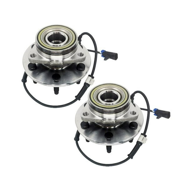 Front Wheel Hub Assembly Set Compatible with 2003 2007 Chevy