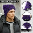 thumbnail image 2 of Distressed Knitted Beanie Fuzzy Winter Hats, Thick Warm Beanies Snow Skull Hats for Women Men Outdoor Ski Knit Cap, 2 of 6
