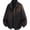 Black, variant on Men's Water-Resistant Utility Softshell Windbreaker Jacket for Hiking Gray 3XL