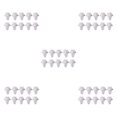 thumbnail image 2 of Maytalsory 50 Pieces Universal Door Panel Fastener Fixed Clips Set Rivet Lightweight Clamp Convenient Flexible Push Retainer White 5Set, 2 of 6