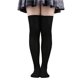 thumbnail image 1 of Zhuge 1 par de calcetines por encima de la rodilla, calcetines hasta la rodilla, medias altas hasta el muslo, calcetines hasta la rodilla para mujer, para cosplay de niña,negro, 1 of 2