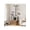 Brown, variant on EastVita Cat Tree With Litter Box Enclosure Hidden Cat Washroom FurnitureAll In One Indoor Kitten House W Scratching Posts Multiple Platform And Condo Modern Style Cat Tower Hammock