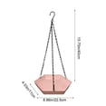 thumbnail image 3 of Hanging Bird Bath Feeder Food Tray Birds Feeds for Feeding Hummingbird, Bluebird, Cardinal, Squirrels, Doves, Seed Holder, Outside Outdoor Garden Decoration for Attracting Wild Birds, 3 of 6