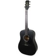 thumbnail image 3 of Jasmine S35 Dreadnought Acoustic Guitar, Matte Black, 3 of 4