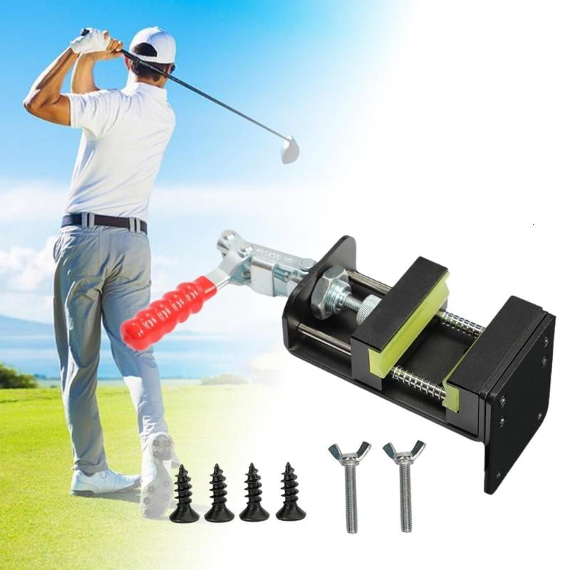 CEORPER Golf Club Grip Vise Clamp Golf Club Shaft Clamp Club Golf Grip Accessories