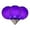 Purple, variant on Vickerman G50 LED Blue Replacement Bulb, E17/C9 Nickel Base, 120V, .8 Watts, package of 25