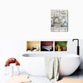 thumbnail image 6 of Elegantly Designed Rustic Bathroom Wall Art Beautiful 12x16 Farmhouse Flower and Dragonfly Painting, Perfect for Any Living Space, 6 of 7