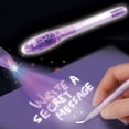 thumbnail image 1 of 1PC Secret Message Invisible Ink Magic Pen With Black Light Toy With Xmas Gift, 1 of 1