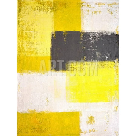 Yellow And Grey Abstract Art Painting Print Wall By T30 Gallery Yellow And Grey Abstract Art Painting Print Wall By T30 Gallery