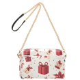 thumbnail image 2 of FORMRS Women Crossbody Purse with Chain Strap Vegan Leather Shoulder Handbag, Red Christmas Gift Pattern, 2 of 7