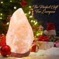 thumbnail image 4 of Himalayan Salt Lamp, US Plug 110V Decorative Amber Color Himalayan Salt Light Plug and Play with Dimmer Switch for Bedroom, 4 of 8