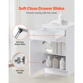 thumbnail image 3 of VEVOR White Shaker Base Cabinet with Drawer, 18-Inch Unassembled Drawer Base Cabinet, 18" W x 24" D x 34.5" H Ready to Assemble Cabinet with Soft-Close Door and Adjustable Shelf, for Home Office, 3 of 9