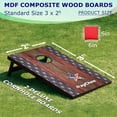 thumbnail image 3 of RayChee 3'x 2'Cornhole Board Set, Corn Holes Outdoor Game Cornhole Boards Regulation Size 8 Bean Bags Toss for Adults Family Lawn Beach, 3 of 5