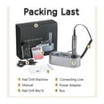 thumbnail image 6 of 40000RPM Electric Nail Drill Machine, Professional Nail File with LCD Speed Display Manicure & Pedicure Efile Drill for Acrylic Nails ,Low Noise, 6 of 6