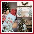 thumbnail image 7 of Salouo Chinoiserie Floral Palm Tree Print Christmas Decorations Stockings 1 Pack 18'' Xmas Stockings Holiday Stocking Personalized Farmhouse Decor for Home Family Party Tree, 7 of 7