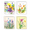 Flowers & Butterflies, variant on Fravessi Blank Greetings Cards Assortment, Floral Set of 8 Cards & Envelopes