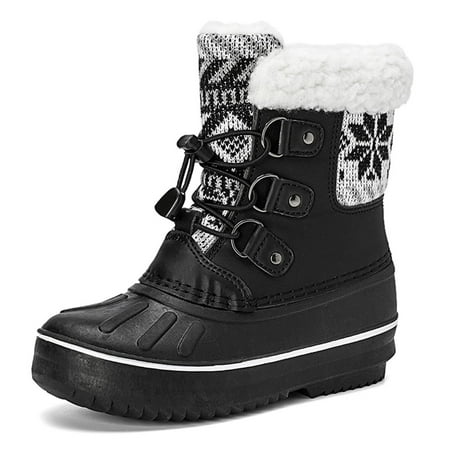 

Element & Stitch Toddlers Kids Boys Girls Winter Snow Boots Waterproof Outdoor Shoes Size 1-13