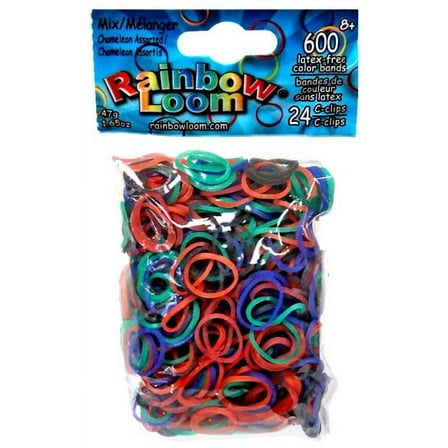 Rainbow Loom Chameleon Rubber Bands Refill Pack [600 ct]