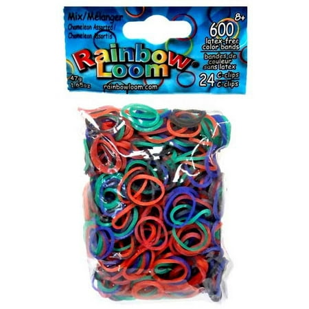 Rainbow Loom Chameleon Rubber Bands Refill Pack [600 ct]