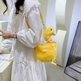 thumbnail image 3 of Jiibva Plush Duck Shoulder Bag Cute Stuffed Backpack Adult Decor Accessories Purse Duck Crossbody Bags Cartoon Messenger Bag for individual(s) Women, 3 of 7