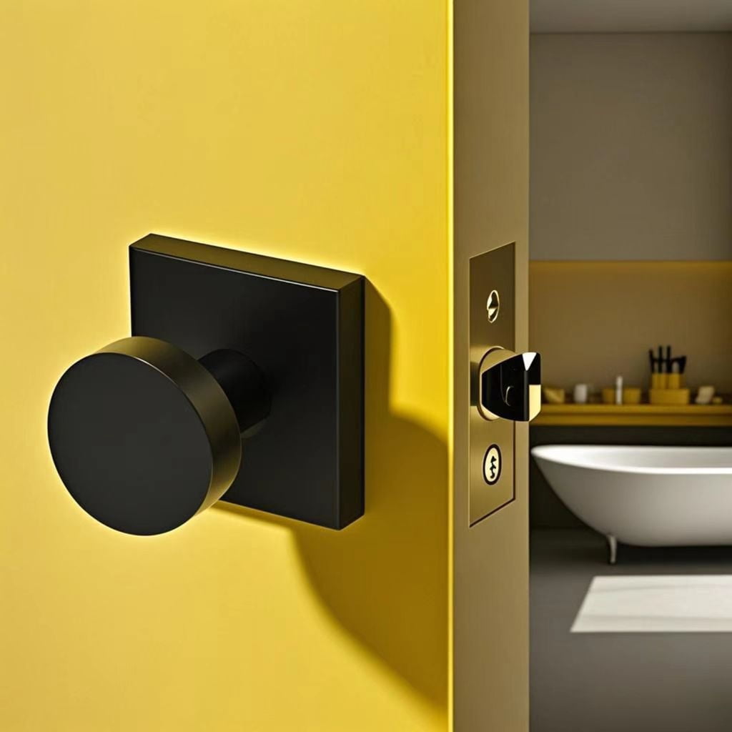 Round Shaped Nonlocking Doorknob Zincs Alloy Door Knobs Knobset Metal Handle Knob NonLocking Interior Door Handles