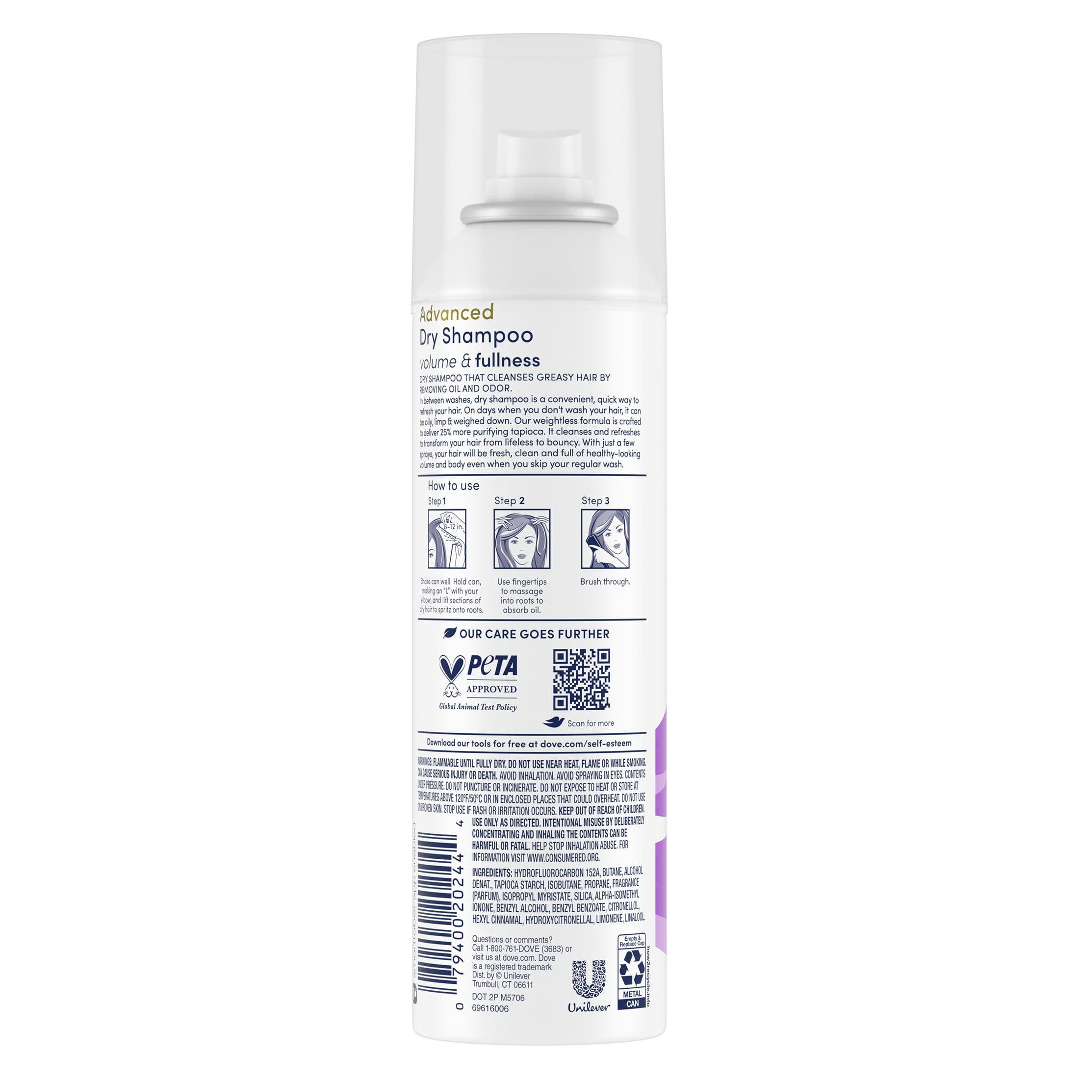 Dove Advanced Volume and Fullness Dry Shampoo, 5 oz - image 3 of 8