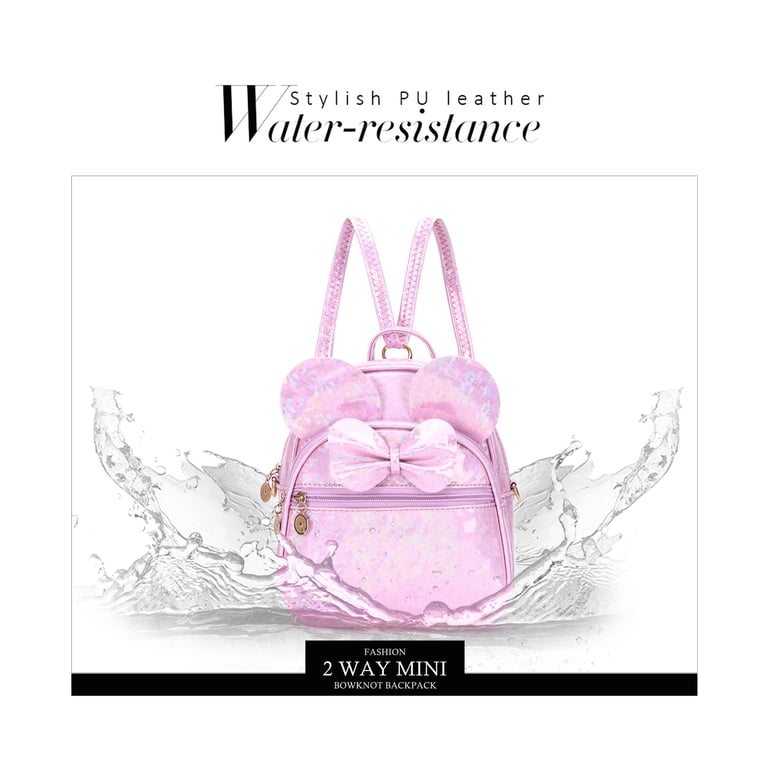 KL928 Girls Cute Mini Leather Backpack Purse, Crossbody Teen  display picture 1
