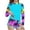 Multicolore, variante sur Ensemble de Maillot de Bain pour Filles, maillot Dermoprotecteur à Manches Longues Deux Pièces pour Enfants, Maillot de Bain de Protection Solaire pour Jeunes avec Imprimé Floral, Tenue de Vacances à la Plage pour Piscine d'Été Parc Aquatique