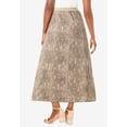 thumbnail image 2 of Jessica London Plus Size Stretch Denim Long Skirt, 2 of 6