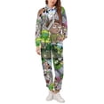 thumbnail image 4 of Rick And Morty Unisex Adult Sweatsuits Hoodie & Sweatpants Long Sleeve Hooded Sweatshirt Matching Joggers Tracksuit Sets 5XL, 4 of 9