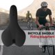 thumbnail image 2 of sillín de bicicleta Sillín de bicicleta Universal 3086 relleno de espuma de cuero asiento Universal para bicicleta de montaña y carretera cojín para asiento de bicicleta piezas de repuesto para bicicleta JShteea El nuevo, 2 of 7