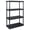 4 Shelf, variant on 2 Pack 4 Shelf Fixed Height Ventilated Heavy Duty Storage Unit 18 x 36 x 54.5 Organizer System for Home, Garage & Laundry, Black