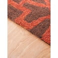 thumbnail image 3 of Rugsotic Carpets Hand Tufted Wool Eco-Friendly Area Rugs - 4'x6', Rectangle, Brown Orange, Modern Contemporary Design, High Pile Handmade Anti Skid Rugs for Living Room, Bed Room (K00239), 3 of 4