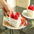 thumbnail image 7 of Gmogad Realistic Strawberry Cream Cake Candle, Soy Wax Aromatherapy Gift Set for Birthdays, Cute Photo Prop & Home Decor with Sweet Fragrance & Decorative Packaging, 7 of 7
