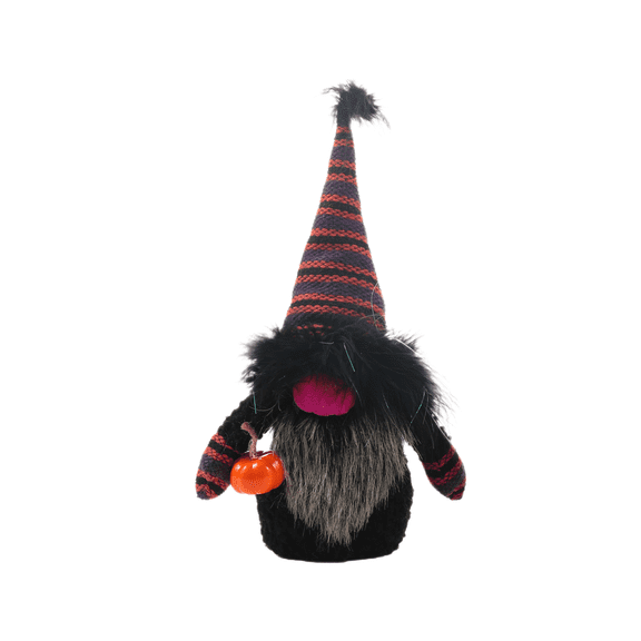 Yidarton Halloween Black Elf Faceless Doll Long Hat Dwarf Doll Window Layout Props Black Elf Boy