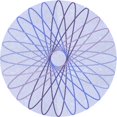 thumbnail image 1 of Ahgly Company Machine Washable Indoor Square Transitional Lavender Blue Area Rugs, 3' Square, 1 of 7