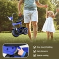 thumbnail image 6 of KORIMEFA Kids Tricycles Age 1 to 4 Years, Toddler Tricycle Kids Trikes Tricycle with Storage Basket, Gift Toddler Bikes, Gift Toys for Boy Girl, Blue, 6 of 10