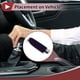 thumbnail image 3 of Cubierta de freno de mano de automóvil 1 Pc de Unique Bargains, cubierta de decoración de freno de mano incrustada con piedras de imitación, diseño de piedras de imitación morado, 3 of 6