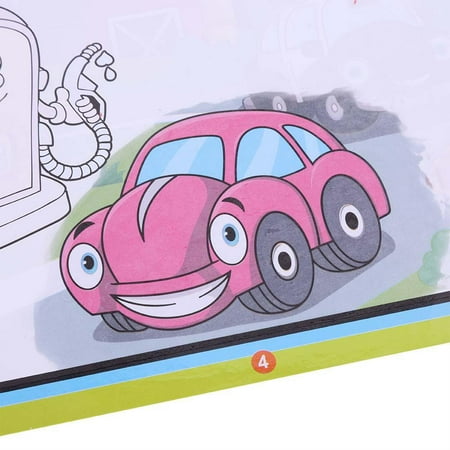 Herwey Livre De Dessin De Coloriage De L Eau Portable Magique Avec Stylo Enfants Peinture Cadeau Educatif Jouet Livre De Peinture A L Eau Livres A Colorier Pour Enfants Walmart Canada