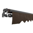 thumbnail image 3 of ALEKO Retractable Awning 8x6.5 Feet Fabric Replacement, Brown Color, 3 of 3