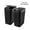 black-2*2.2Gal, variant on CLEALOM 2.2 Gallon+4Gallon Automatic Sensor Trash Can, Touchless Motion Sensor Garbage Bin with Smart Lid
