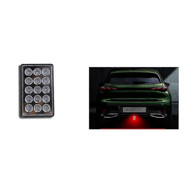 General Motors Square Brake lamp refitting highlighted LED Pilot lamp anti - rear explosion Warning lamp White