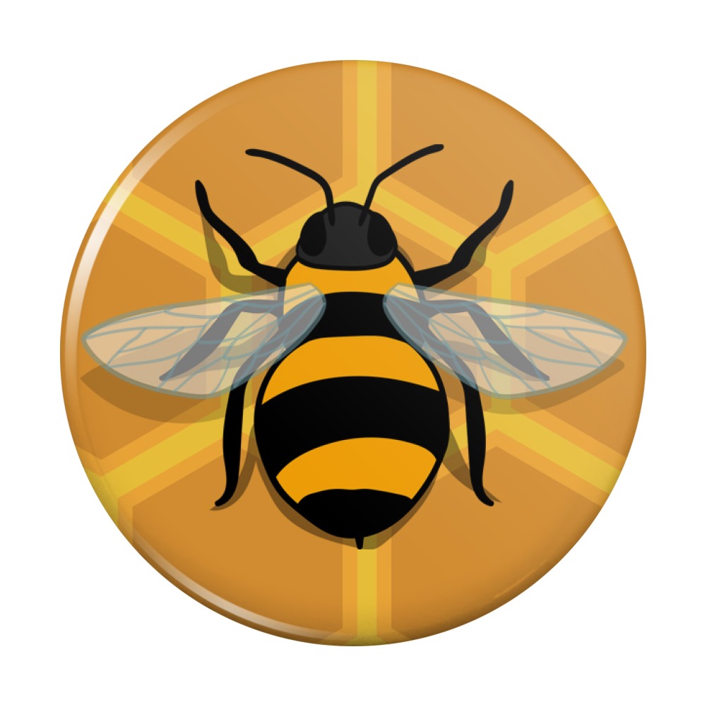 Bee on Kitchen Refrigerator Locker Button
