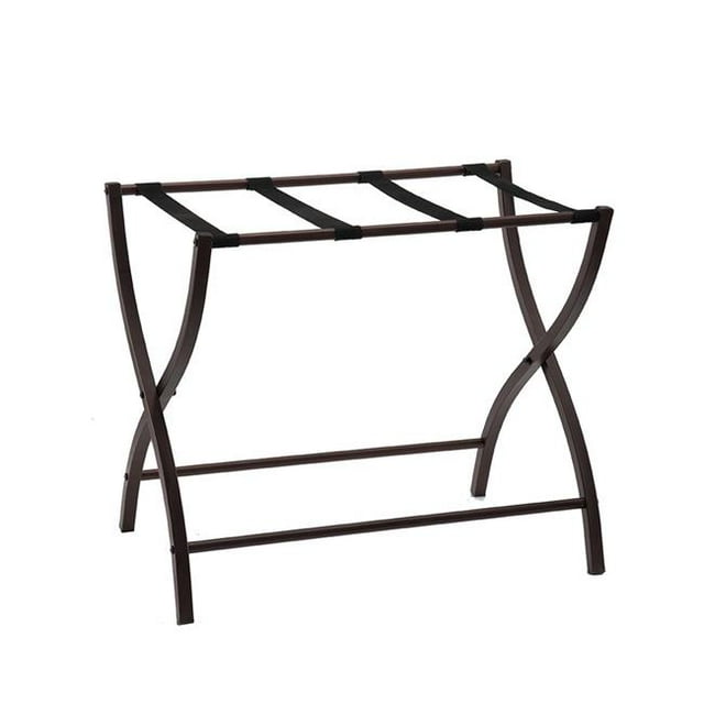 KB LRK161 22 x 26 x 15.5 in. 26 in. Metal Luggage Rack Organizer - Bronze