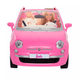thumbnail image 3 of Barbie Doll & Fiat 500 Vehicle Play Set, Fashion Doll with Pink Toy Car & Accessories, 3 of 7