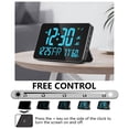 thumbnail image 4 of Reloj inteligente con WiFi Tuya, sensor de temperatura y humedad, pantalla LED de 120° y alarma por altas temperaturas - Verde  

(Note: This Spanish title keeps the key features while restructuring, 4 of 6